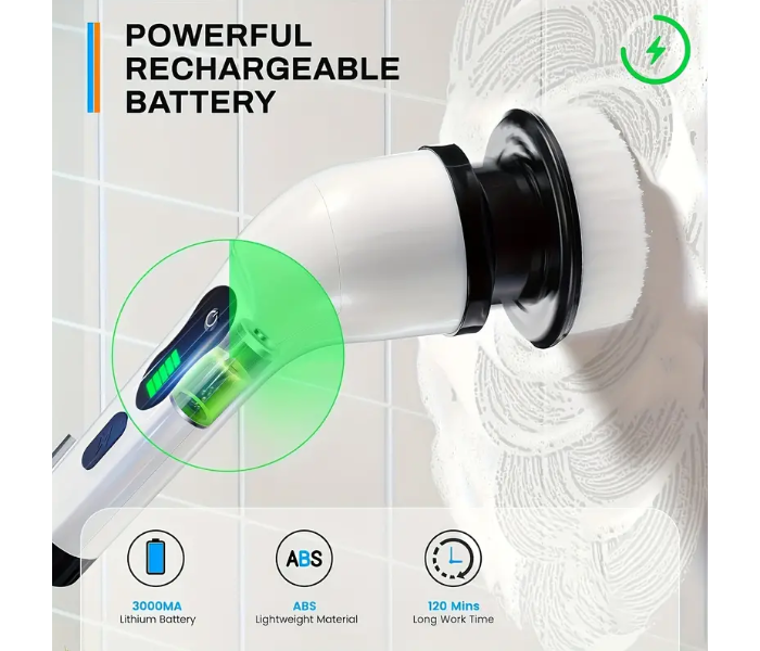 9 in 1 Electric Cleaning Brush – فرشاة تنظيف كهربائية 9 في 1